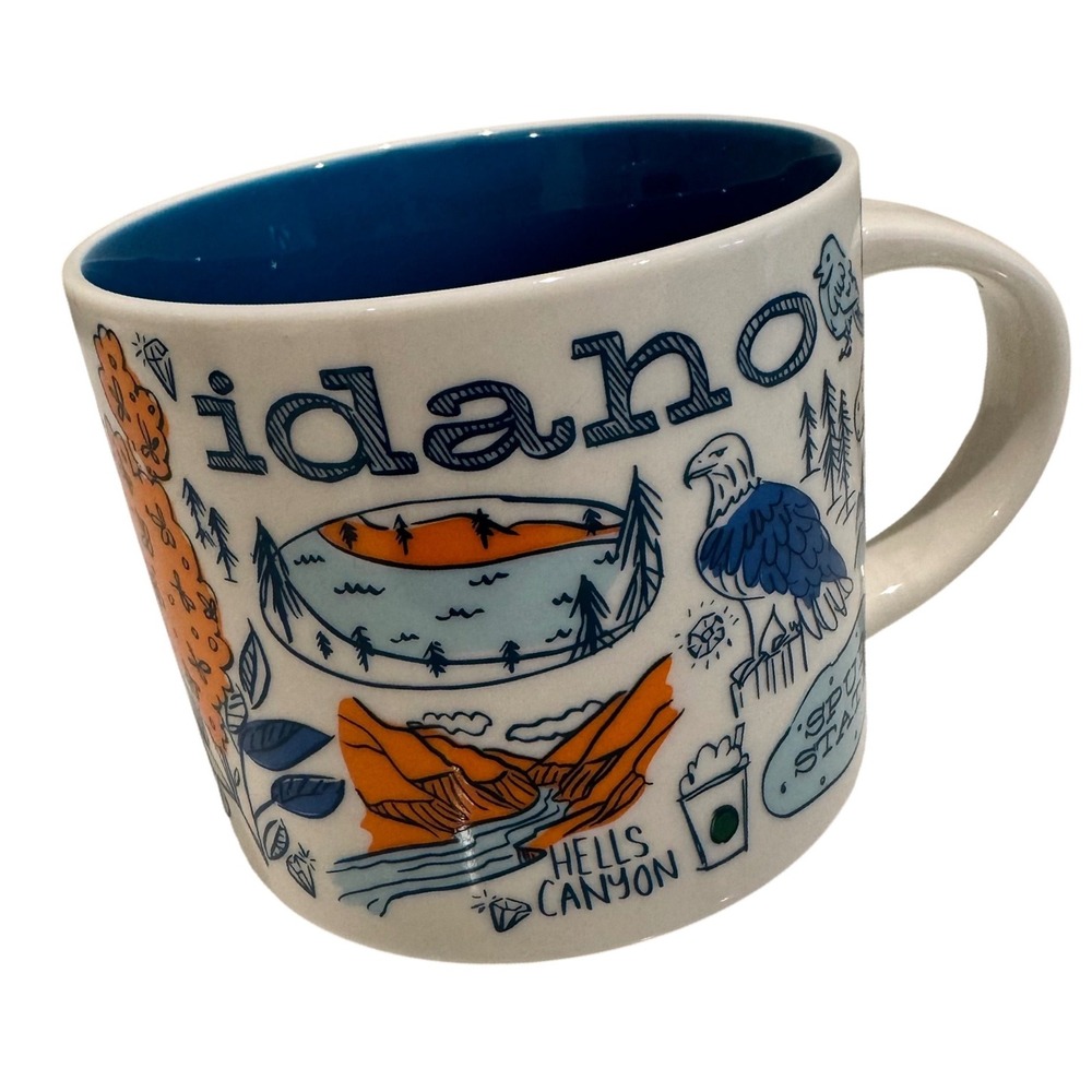 Starbucks Been There Series Idaho Mug 14oz Across The Globe Collection‎ Blue